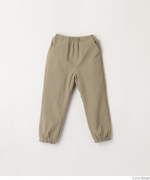 coca(coca)(コカ)の「【WEB限定セール】キッズ 裏フリースジョガーパンツ(スウェットパンツ・キッズ・ベージュ/ブラック・110/120/130/140)」の4枚目の写真
