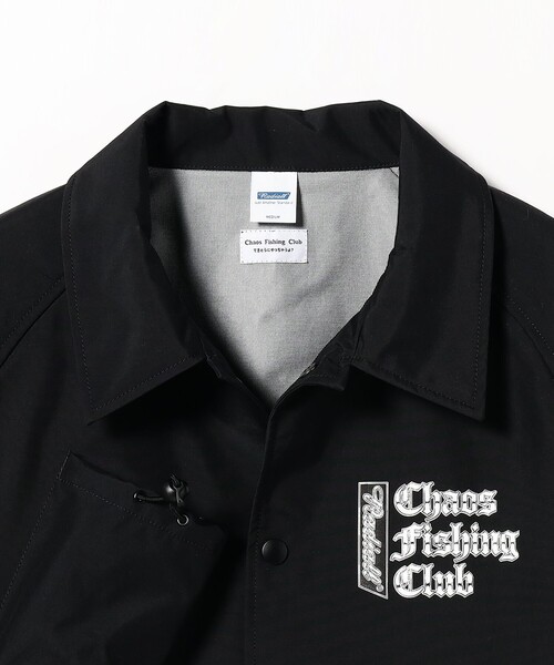 BEAMS T（ビームスティー）の「Chaos Fishing Club × Radiall / Chrome Letters Windbreaker Jacket（ブルゾン・メンズ・ブラック・L/XL/M）」の7枚目の写真