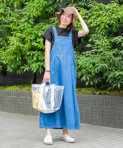 EKAL（エカル）の「TINY GARDEN PRODUCTS　マルチユースクリアバッグ M（トートバッグ・レディース・イエロー系その他/ホワイト系その他・MEDIUM）」の19枚目の写真