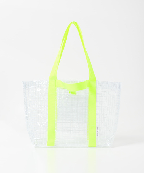 EKAL（エカル）の「TINY GARDEN PRODUCTS　マルチユースクリアバッグ M（トートバッグ・レディース・イエロー系その他/ホワイト系その他・MEDIUM）」の22枚目の写真