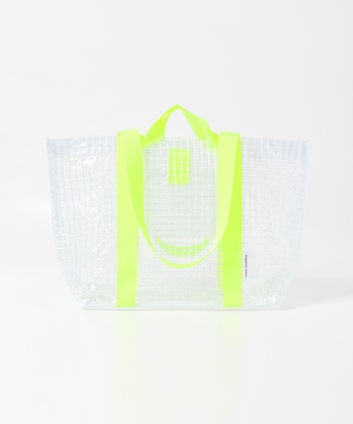 EKAL（エカル）の「TINY GARDEN PRODUCTS　マルチユースクリアバッグ M（トートバッグ・レディース・イエロー系その他/ホワイト系その他・MEDIUM）」の14枚目の写真