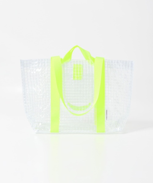 EKAL（エカル）の「TINY GARDEN PRODUCTS　マルチユースクリアバッグ M（トートバッグ・レディース・イエロー系その他/ホワイト系その他・MEDIUM）」の9枚目の写真