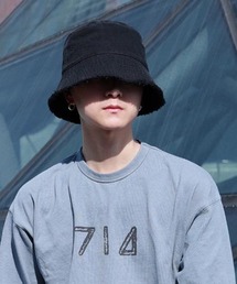 B.I.D.（ビーアイディー）の「【WARAIJOGO（ワライジョーゴ）】コットンフリンジバケットハット（ハット）」