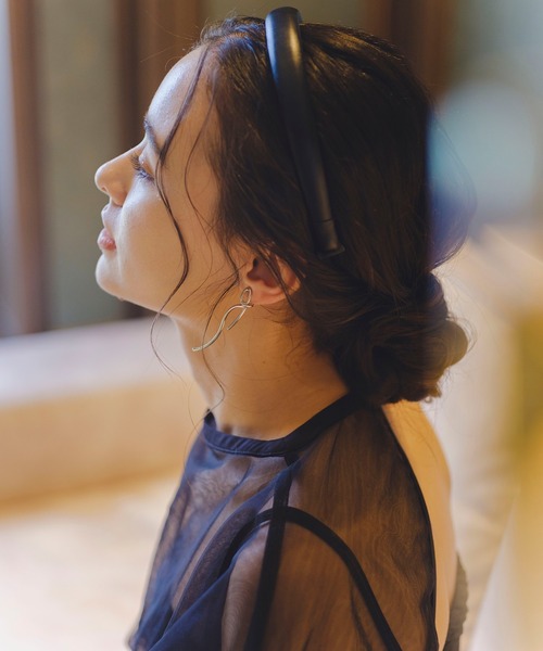 Kastane(カスタネ)の「【fiw.】ループロングイヤリング(イヤリング・レディース・ゴールド/シルバー・FREE)」の9枚目の写真