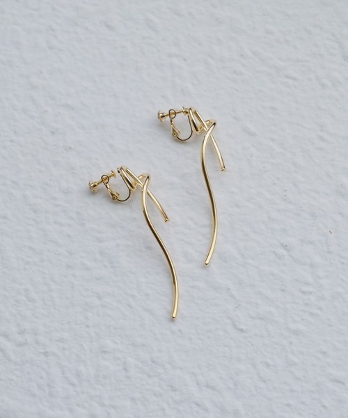 Kastane(カスタネ)の「【fiw.】ループロングイヤリング(イヤリング・レディース・ゴールド/シルバー・FREE)」の6枚目の写真