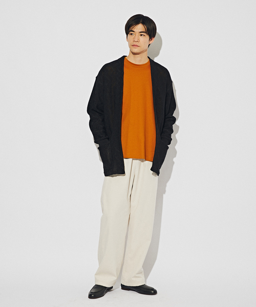 EDIFICE(エディフィス)の「フェイクスエード トレーニングパンツ(その他パンツ・メンズ・アイボリー/ネイビー・MEDIUM/LARGE)」の3枚目の写真