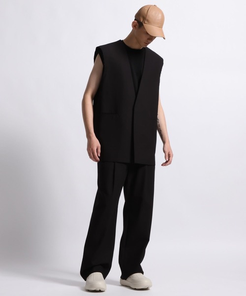 k*k様 STERNBERG ライトウールストレートパンツ ブラック S k*k様