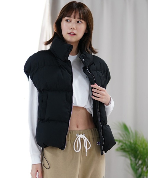 ムラサキスポーツ(ムラサキスポーツ)の「【ムラサキスポーツ限定】KOREA/コリア ジャケット ベスト NUZZON VEST NUZZON-2F121-01(ベスト・レディース・ベージュ/ブラック/ホワイト・FREE)」の18枚目の写真