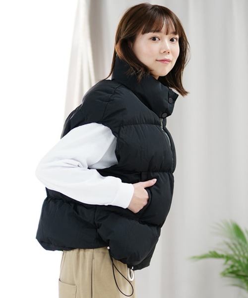 ムラサキスポーツ(ムラサキスポーツ)の「【ムラサキスポーツ限定】KOREA/コリア ジャケット ベスト NUZZON VEST NUZZON-2F121-01(ベスト・レディース・ベージュ/ブラック/ホワイト・FREE)」の21枚目の写真