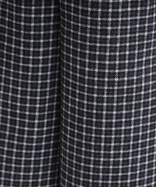 INDIVI（インディヴィ）の「◆【洗える／チェック柄】スカート見えガウチョパンツ（その他パンツ・レディース・ベージュ系1/ブラック系1/ホワイト系4・05/12/19/13/03/38/36/15 /40）」の8枚目の写真