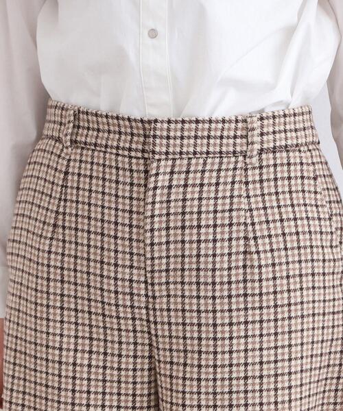 INDIVI（インディヴィ）の「◆【洗える／チェック柄】スカート見えガウチョパンツ（その他パンツ・レディース・ベージュ系1/ブラック系1/ホワイト系4・05/12/19/13/03/38/36/15 /40）」の11枚目の写真