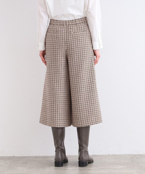 INDIVI（インディヴィ）の「◆【洗える／チェック柄】スカート見えガウチョパンツ（その他パンツ・レディース・ベージュ系1/ブラック系1/ホワイト系4・05/12/19/13/03/38/36/15 /40）」の17枚目の写真