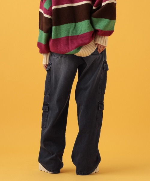 【セール】PBLIM/ポケットカーゴデニム（デニムパンツ）｜PBLIM（ページボーイリム）