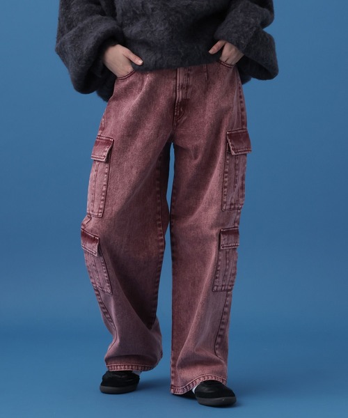 【セール】PBLIM/ポケットカーゴデニム（デニムパンツ）｜PBLIM（ページボーイリム）