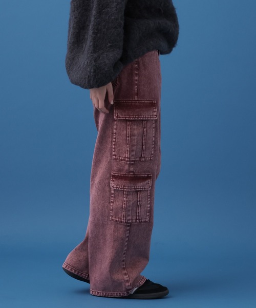 【セール】PBLIM/ポケットカーゴデニム（デニムパンツ）｜PBLIM（ページボーイリム）