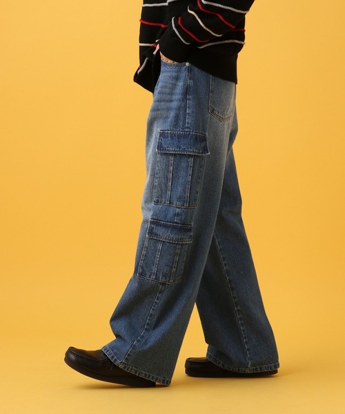 【セール】PBLIM/ポケットカーゴデニム（デニムパンツ）｜PBLIM（ページボーイリム）