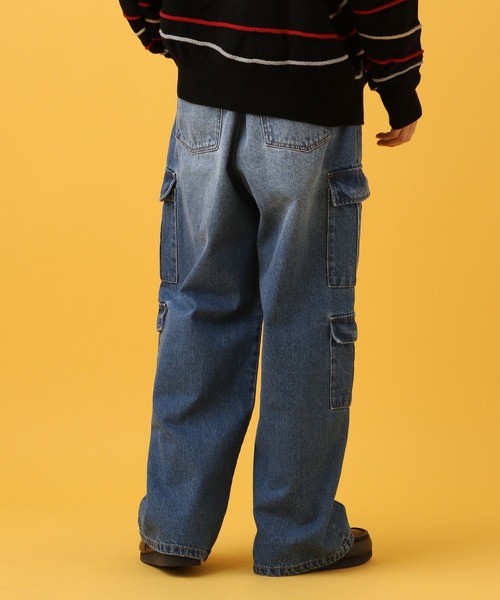 【セール】PBLIM/ポケットカーゴデニム（デニムパンツ）｜PBLIM（ページボーイリム）