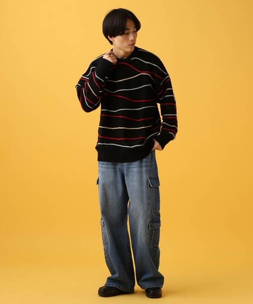 【セール】PBLIM/ポケットカーゴデニム（デニムパンツ）｜PBLIM（ページボーイリム）