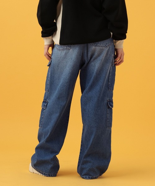 【セール】PBLIM/ポケットカーゴデニム（デニムパンツ）｜PBLIM（ページボーイリム）