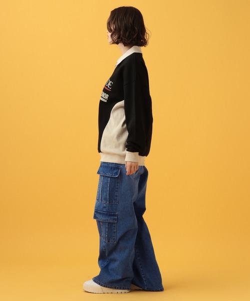 【セール】PBLIM/ポケットカーゴデニム（デニムパンツ）｜PBLIM（ページボーイリム）