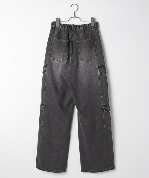 【セール】PBLIM/ポケットカーゴデニム（デニムパンツ）｜PBLIM（ページボーイリム）
