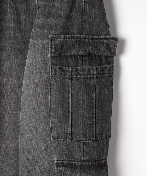 【セール】PBLIM/ポケットカーゴデニム（デニムパンツ）｜PBLIM（ページボーイリム）