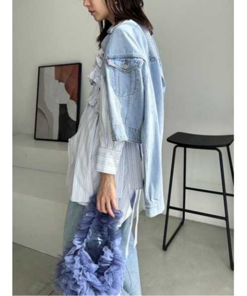 SNIDEL（スナイデル）の「【SNIDEL/Levi's】Ｇジャン（デニムジャケット・レディース・ライトブルー・SMALL/X-SMALL）」の15枚目の写真