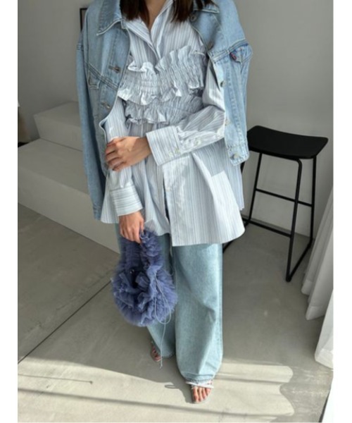 SNIDEL（スナイデル）の「【SNIDEL/Levi's】Ｇジャン（デニムジャケット・レディース・ライトブルー・SMALL/X-SMALL）」の16枚目の写真