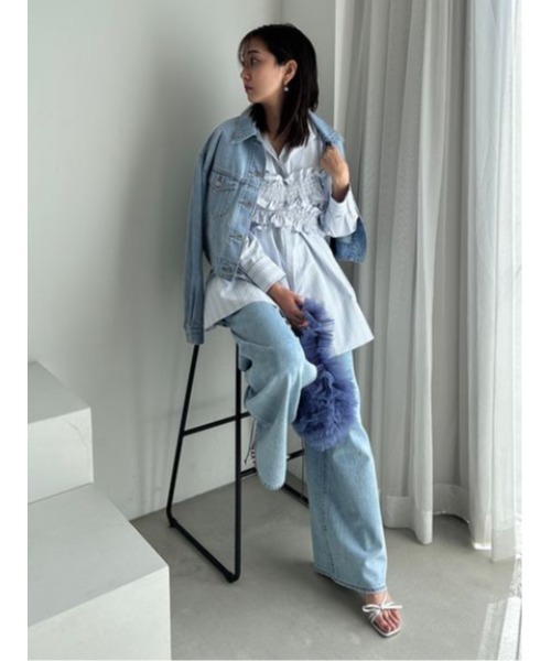 SNIDEL（スナイデル）の「【SNIDEL/Levi's】Ｇジャン（デニムジャケット・レディース・ライトブルー・SMALL/X-SMALL）」の17枚目の写真
