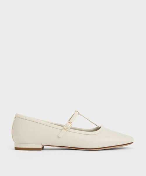 CHARLES & KEITH(チャールズ & キース)の「ティーバー メリージェーンフラット(パンプス・レディース・オフホワイト/ライトピンク/ブラック・23cm/25cm/24.5cm/23.5cm/22.5cm)」の16枚目の写真