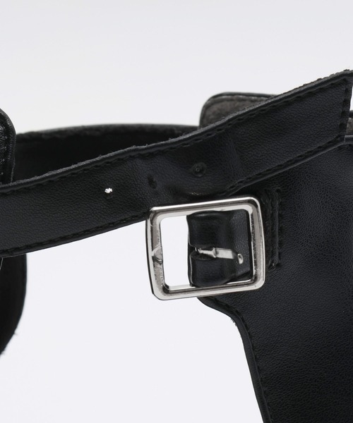 HARE 新品 パテットボリュームサンダル ブラック Mサイズ 26.5㎝ HARE（ハレ）の「トラックソールサンダル(HARE)（サンダル