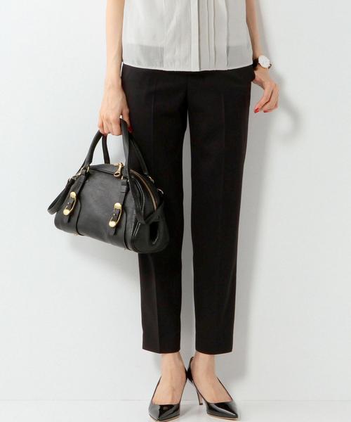 UNITED ARROWS(ユナイテッドアローズ)の「○UBBT P/R ツイル パンツ◆(その他パンツ・レディース・ケリー/ブラック/グレー/ネイビー/ベージュ・40/36/38/34)」の2枚目の写真