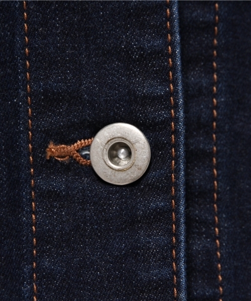 NATURAL BEAUTY BASIC（ナチュラルビューティーベーシック）の「Ｇジャン（デニムジャケット・レディース・ネイビー・MEDIUM/LARGE/SMALL）」の9枚目の写真