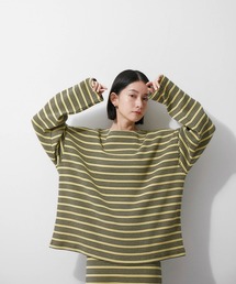 MILLER | 【Miller for ADAM ET ROPE'】別注WAFFLE L/S BORDER TEE(Tシャツ/カットソー)