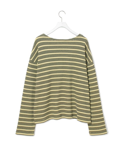 MILLER(ミラー)の「【Miller for ADAM ET ROPE'】別注WAFFLE L/S BORDER TEE(Tシャツ/カットソー・レディース・オフホワイト/グリーン系その他・FREE)」の11枚目の写真