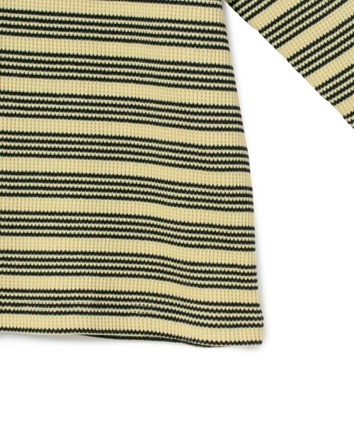 MILLER(ミラー)の「【Miller for ADAM ET ROPE'】別注WAFFLE L/S BORDER TEE(Tシャツ/カットソー・レディース・オフホワイト/グリーン系その他・FREE)」の16枚目の写真