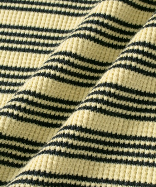 MILLER(ミラー)の「【Miller for ADAM ET ROPE'】別注WAFFLE L/S BORDER TEE(Tシャツ/カットソー・レディース・オフホワイト/グリーン系その他・FREE)」の18枚目の写真