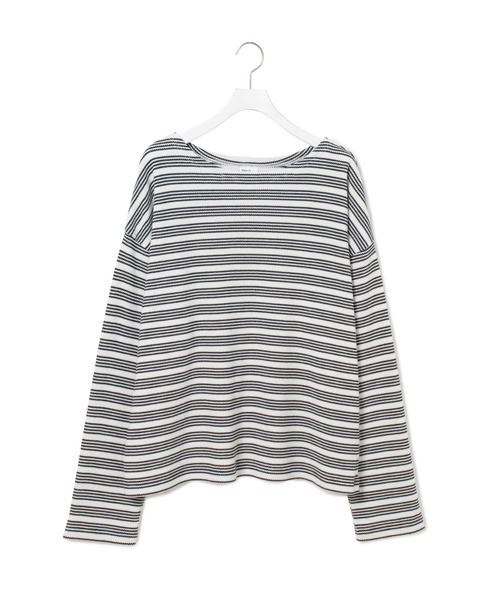 MILLER(ミラー)の「【Miller for ADAM ET ROPE'】別注WAFFLE L/S BORDER TEE(Tシャツ/カットソー・レディース・オフホワイト/グリーン系その他・FREE)」の19枚目の写真