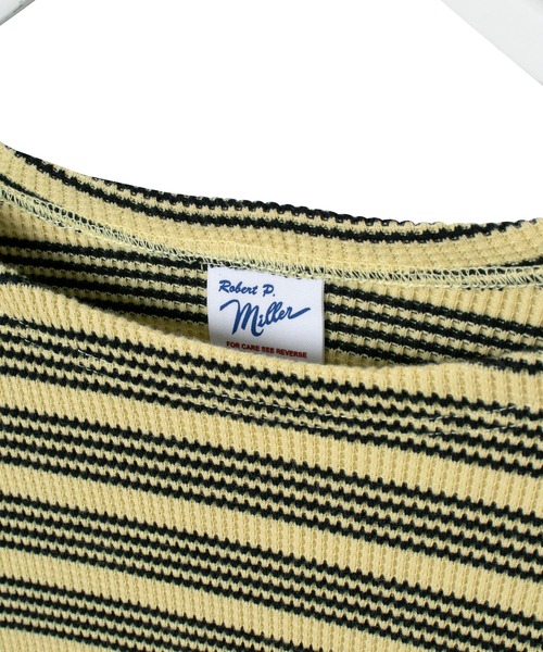 MILLER(ミラー)の「【Miller for ADAM ET ROPE'】別注WAFFLE L/S BORDER TEE(Tシャツ/カットソー・レディース・オフホワイト/グリーン系その他・FREE)」の17枚目の写真