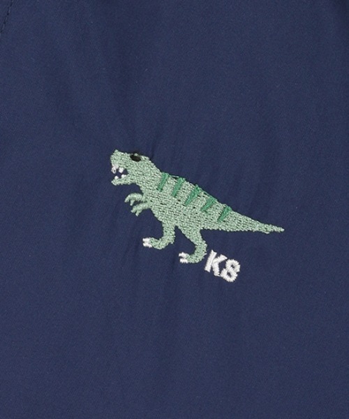 kladskap(クレードスコープ)の「恐竜リバーシブルウィンドブレーカー(マウンテンパーカー・キッズ・レッド/オリーブ・90cm/100cm/110cm/120cm/130cm/80cm)」の13枚目の写真