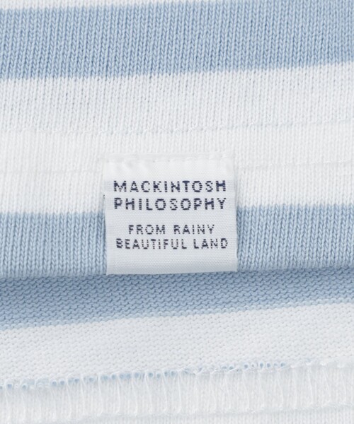 MACKINTOSH PHILOSOPHY(マッキントッシュ フィロソフィー)の「GREY LABEL バスクボーダーカットソー(Tシャツ/カットソー・レディース・ブルー/ダークネイビー/グリーン/イエロー・2)」の12枚目の写真