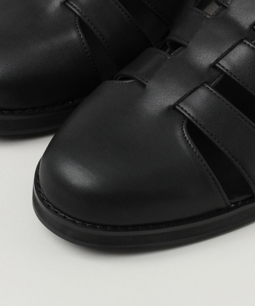 RAGEBLUE(レイジブルー)の「シンセティックレザー/フェイクスウェードグルカシューズ(ドレスシューズ・メンズ・キャメル/ブラック・LARGE/MEDIUM)」の6枚目の写真