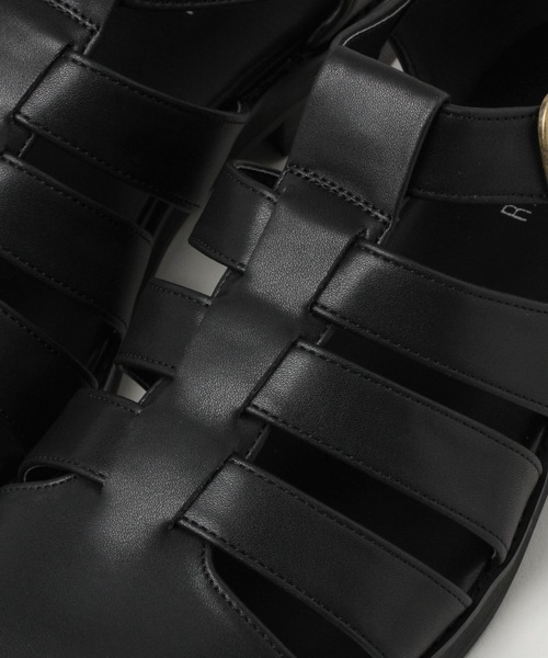 RAGEBLUE(レイジブルー)の「シンセティックレザー/フェイクスウェードグルカシューズ(ドレスシューズ・メンズ・キャメル/ブラック・LARGE/MEDIUM)」の7枚目の写真