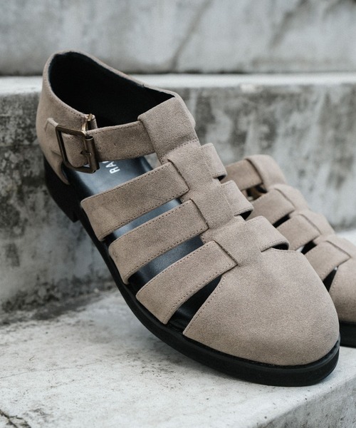 RAGEBLUE(レイジブルー)の「シンセティックレザー/フェイクスウェードグルカシューズ(ドレスシューズ・メンズ・キャメル/ブラック・LARGE/MEDIUM)」の22枚目の写真