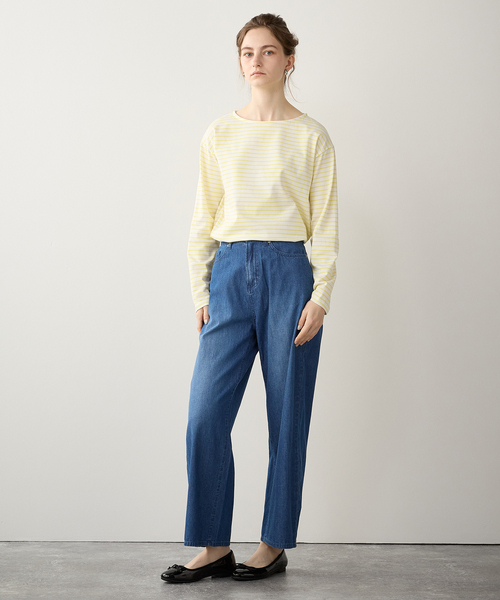 LE SOUK HOLIDAY(ルスークホリデー)の「サマーワイドデニムパンツ(デニムパンツ・レディース・ブルー/ネイビー・M/L)」の22枚目の写真