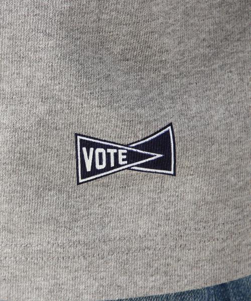 VOTE MAKE NEW CLOTHES（ボートメイクニュークローズ）の「＜VOTE MAKE NEW CLOTHES＞ 17 STANDARD PKT TEE/Tシャツ（Tシャツ/カットソー・メンズ・ホワイト/グレー/ネイビー・MEDIUM/SMALL）」の4枚目の写真