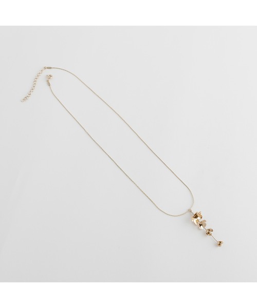 JewCas Fleur フラワー(花モチーフ)ロングネックレス [JC4649
