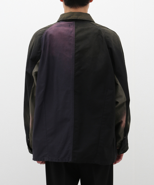 JOURNAL STANDARD J.S HOMESTEAD（ジャーナルスタンダードホームステッド）の「【J.S.Homestead】Crazy Pattern Black JK（カバーオール・メンズ・ブラック・LARGE/MEDIUM）」の12枚目の写真
