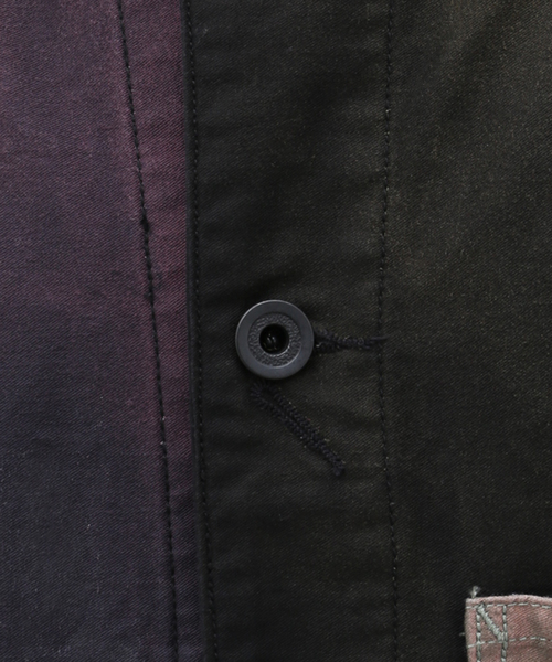 JOURNAL STANDARD J.S HOMESTEAD（ジャーナルスタンダードホームステッド）の「【J.S.Homestead】Crazy Pattern Black JK（カバーオール・メンズ・ブラック・LARGE/MEDIUM）」の7枚目の写真
