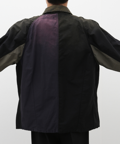 JOURNAL STANDARD J.S HOMESTEAD（ジャーナルスタンダードホームステッド）の「【J.S.Homestead】Crazy Pattern Black JK（カバーオール・メンズ・ブラック・LARGE/MEDIUM）」の20枚目の写真